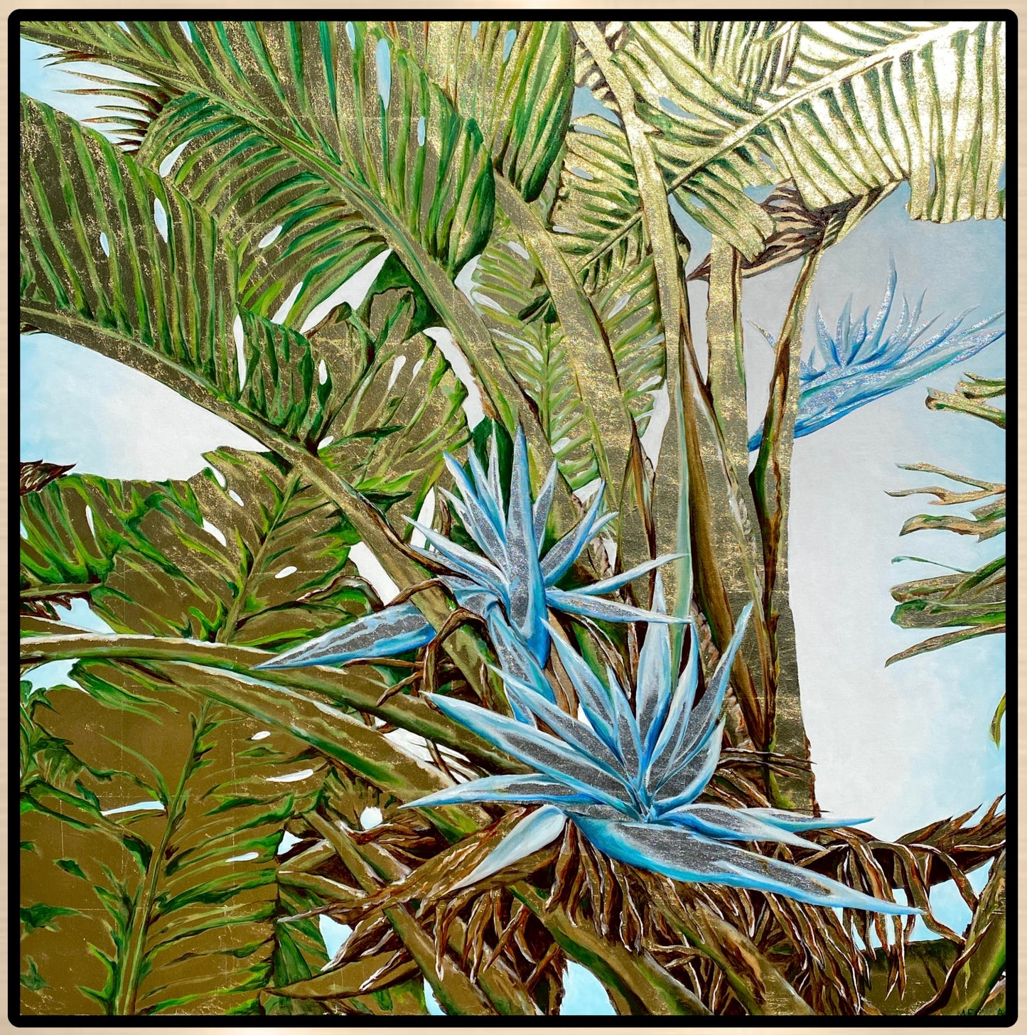 “Bird of Paradise” 48x48 inches