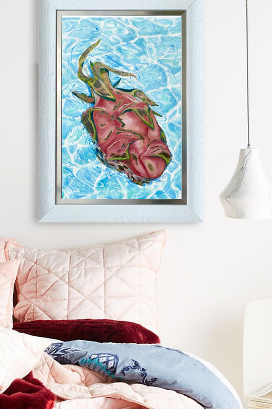 Framed Giclee print “Dragon Fruit”