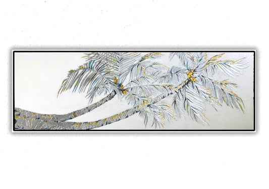 “SUN KISSED PALM TREES“ 20x60 inches