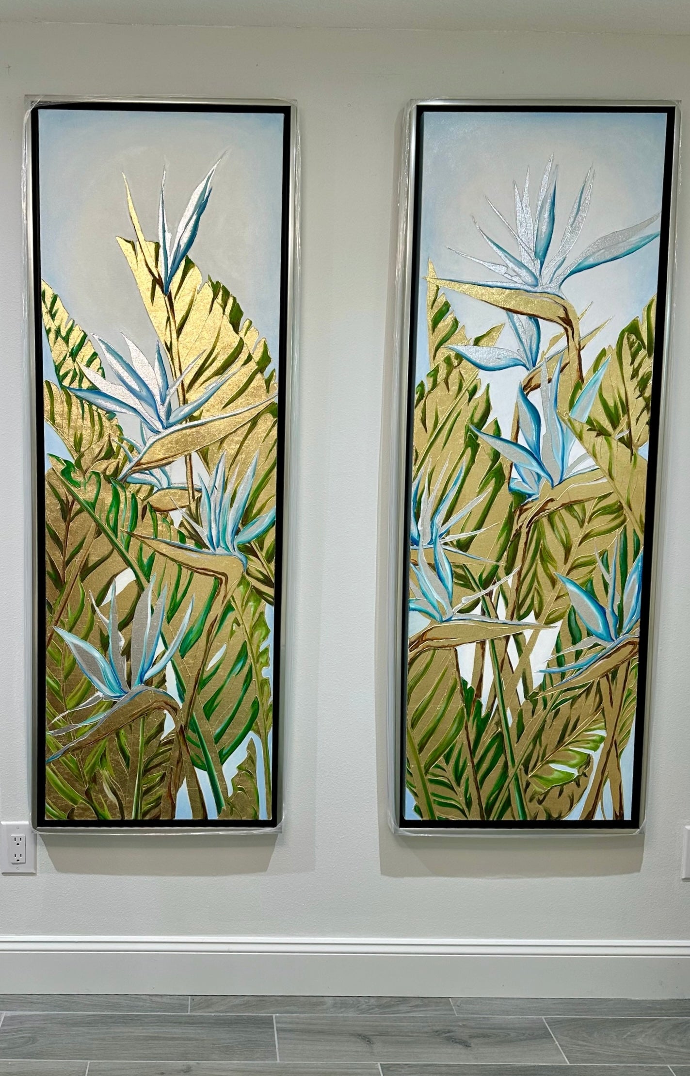 “Slice of Paradise” Pair 24х60 inches each