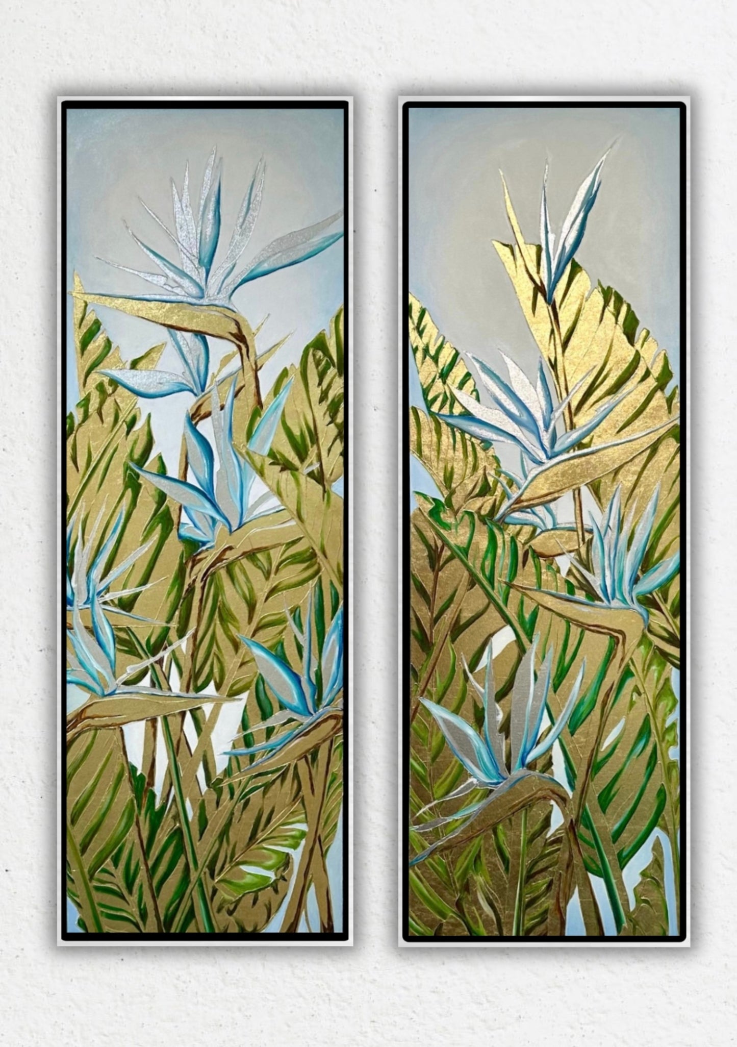 “Slice of Paradise” Pair 24х60 inches each