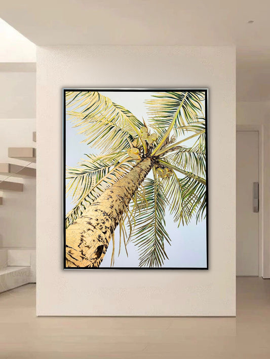 “GOLD PALM “ 60x48 inches