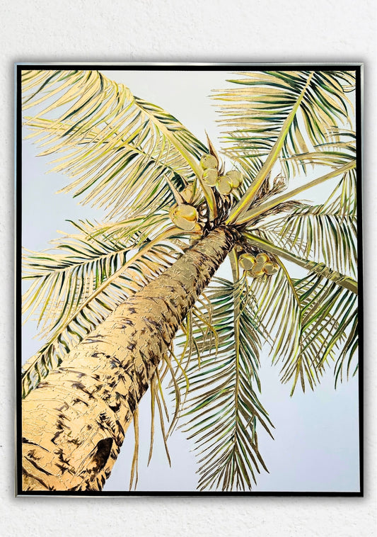 “GOLD PALM “ 60x48 inches