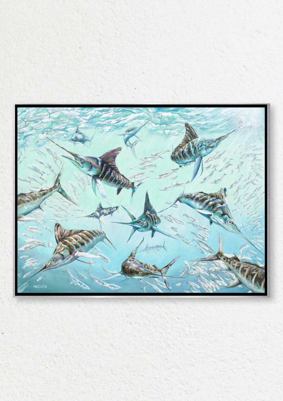 “Marlin Hunting” 36х48 inches