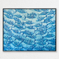 “Blue School of Fish” 48х60 inches