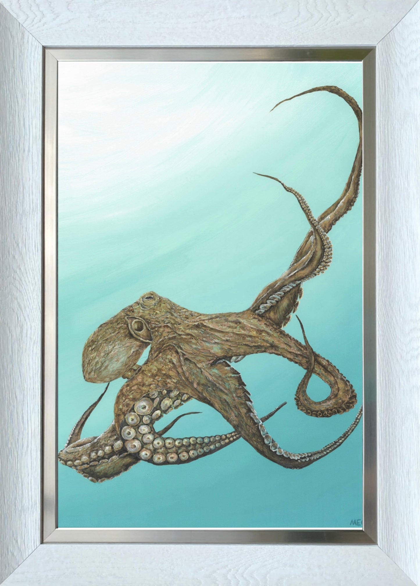 Framed Giclee print “Octopus”