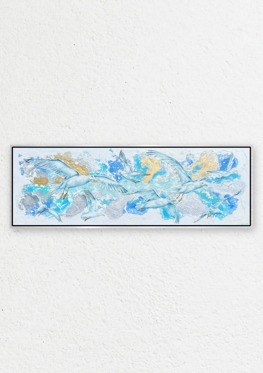 “Seagulls” 20x60 inches